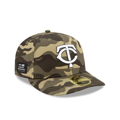 Minnesota Twins Gorra | New Era MLB Armed Forces Weekend Low Profile 59fifty Fitted Cap Mexico - Verdes